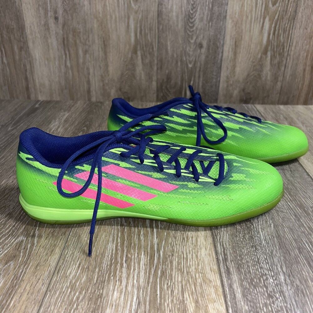 Adidas FF Speedtrick M19965 Men's US Size 11 Soccer Shoes Solar Green Solar Pink
